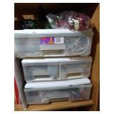 Desk With Craft Supplies