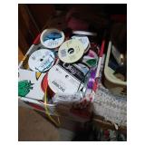 Desk With Craft Supplies