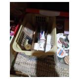 Desk With Craft Supplies