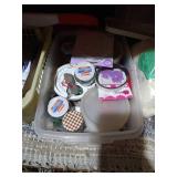 Desk With Craft Supplies