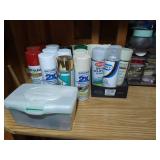 Desk With Craft Supplies