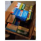 Tall Box of Empty Vintage Ammo Boxes