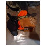 High Boots, Overalls, Hunting Caps, and Snow Boots