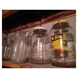 Lot of Large Jars