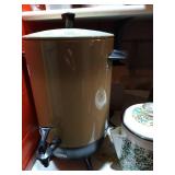 Large Lot of Coffee Carafes, Grinder, Etc.