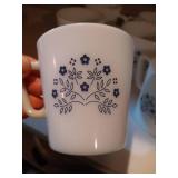 (8) Vintage Pyrex Mugs