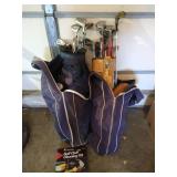 (2) Sets of Golf Clubs