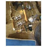 (7) Rods & (9) Reels Fishing Lot