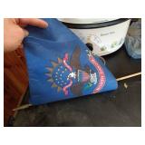 Metal Shelf & Contents