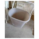 (4) Folding Lawn Chairs & Plastic Table