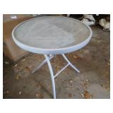 Glass Top Patio Table