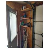 Shelves of Misc. Fluids & Cleaning Tools