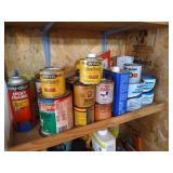 Stains, Paint, Paint Brushes, Etc.