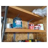 Stains, Paint, Paint Brushes, Etc.