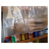 Stains, Paint, Paint Brushes, Etc.