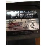 12" Delta Wood Planer