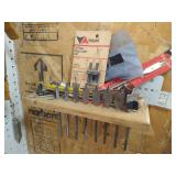 2 Shelves of Tools, Hardware, & Misc.