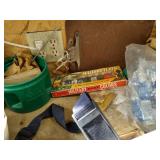 2 Shelves of Tools, Hardware, & Misc.