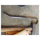 Paint Scrapers, Power Drum Auger, Hammer, Crowbar, & Paint Roller