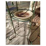Birdbath & Feeder Stand