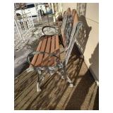 Cast Iron & Wood Bench