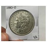 1880-O Silver Morgan Dollar