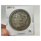 1880-S Silver Morgan Dollar