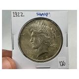 1922 Silver Peace Dollar