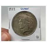 1922 Silver Peace Dollar
