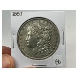 1887 Silver Morgan Dollar