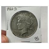 1922-D Silver Peace Dollar