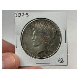 1922-S Silver Peace Dollar