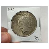 1923 Silver Peace Dollar