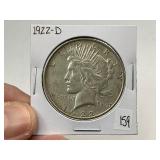 1922-D Silver Peace Dollar