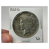 1922-D Silver Peace Dollar