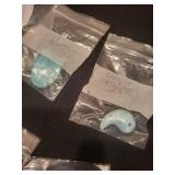 Collection of Larimar Stones and Beads for Jewelry Making