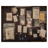 Collection of Handcrafted Sterling Silver and Gemstone Jewelry, Earrings and Necklaces