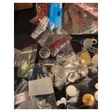 Assorted Jewelry Making Supplies and Beads Lot