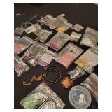 Assorted Jewelry Making Supplies and Beads Lot