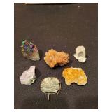 Collection of 6 Assorted Mineral and Gemstone Specimens