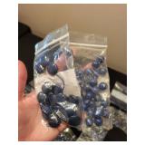 Collection of Lapis Lazuli Gemstone Beads and Cabochons Assorted Shapes