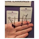 Collection of Inspired Fusion Birthstone Jewelry - Garnet and Amethyst