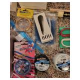 Large Jewelry Making and Beading Supplies Lot with Tools and Storage Bin