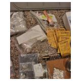 Large Jewelry Making and Beading Supplies Lot with Tools and Storage Bin