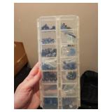 Bead Organizer Bag with Assorted Beads and Storage Trays