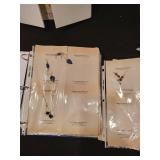 Gemstone Jewelry Sample Collection and Birthstone Display Boards