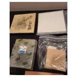 Jewelry Making Sheets and Metalsmithing Material Lot with Tools and Tiles
