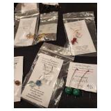 Collection of Handmade Sterling Silver Gemstone Jewelry Earrings and Necklaces