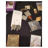 Artisan Sterling Silver and Mixed Metal Jewelry Collection with Earrings and Pendants