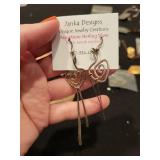 Artisan Sterling Silver and Mixed Metal Jewelry Collection with Earrings and Pendants